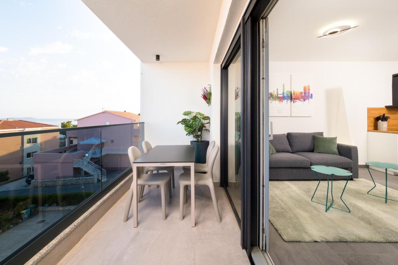 Luxury Apartment- Balcony- Private Rooftop And Jacuzzi- Common Pool Trogir Exteriör bild