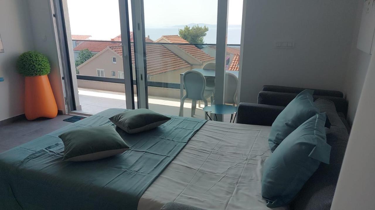 Luxury Apartment- Balcony- Private Rooftop And Jacuzzi- Common Pool Trogir Exteriör bild