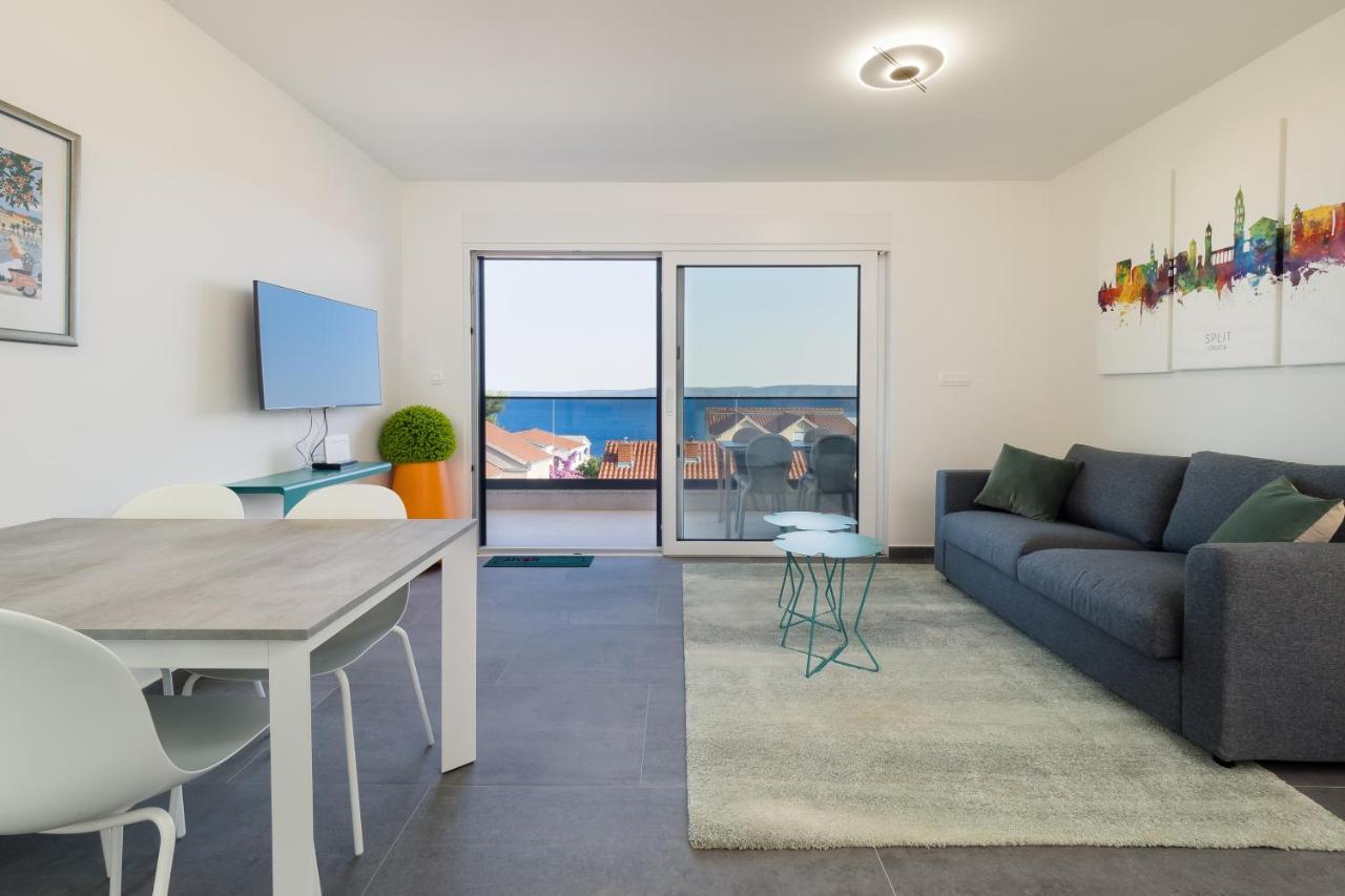 Luxury Apartment- Balcony- Private Rooftop And Jacuzzi- Common Pool Trogir Exteriör bild