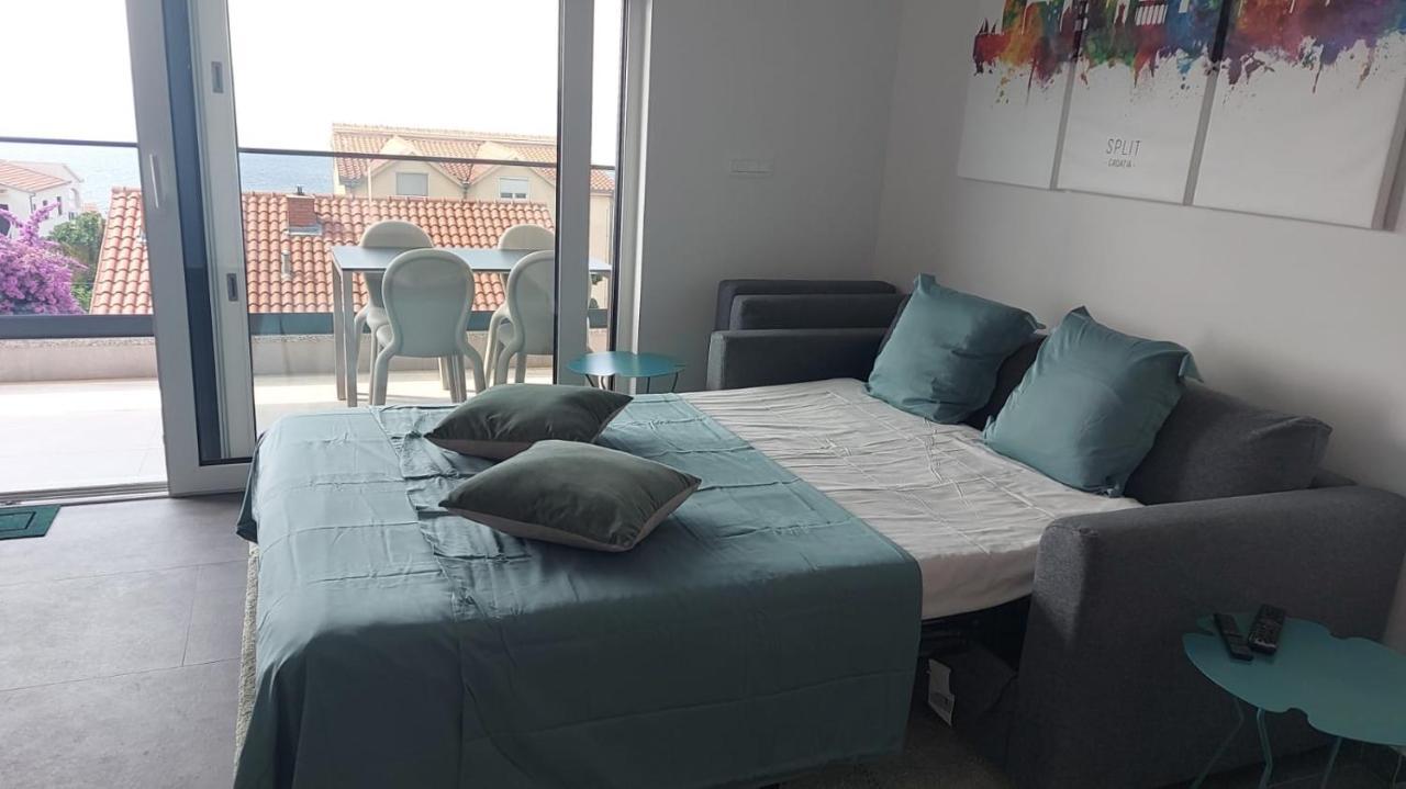 Luxury Apartment- Balcony- Private Rooftop And Jacuzzi- Common Pool Trogir Exteriör bild
