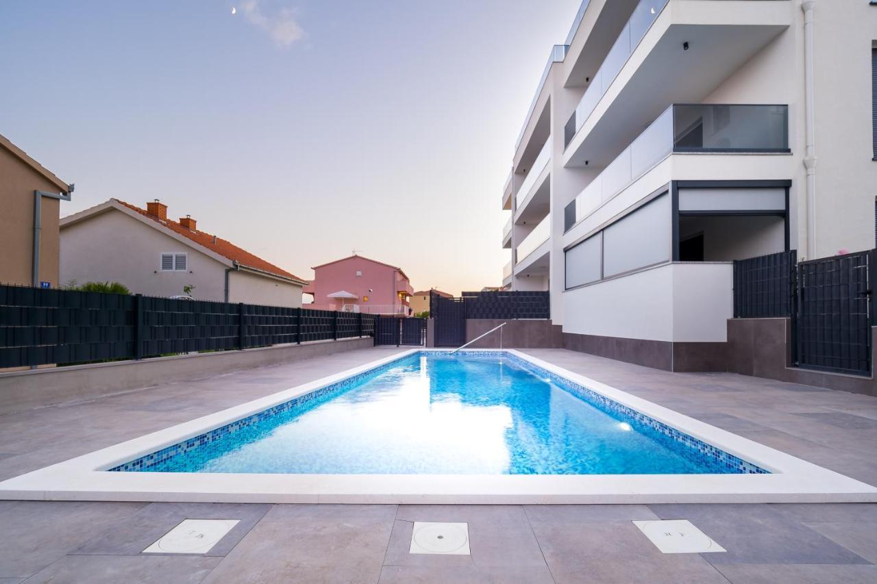 Luxury Apartment- Balcony- Private Rooftop And Jacuzzi- Common Pool Trogir Exteriör bild